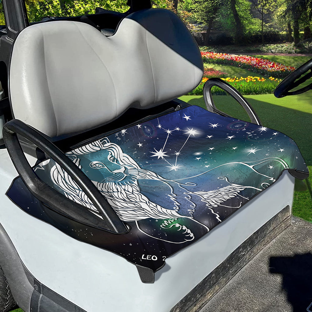 Constellation Of Leo Print Golf Cart Seat Cover