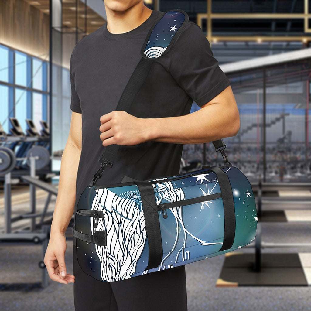 Constellation Of Leo Print Gym Bag