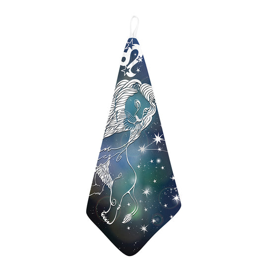 Constellation Of Leo Print Hand Towel