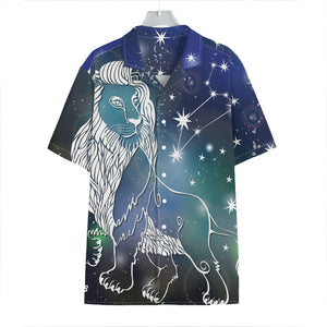 Constellation Of Leo Print Hawaiian Shirt