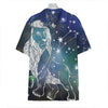 Constellation Of Leo Print Hawaiian Shirt