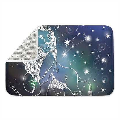 Constellation Of Leo Print Indoor Door Mat