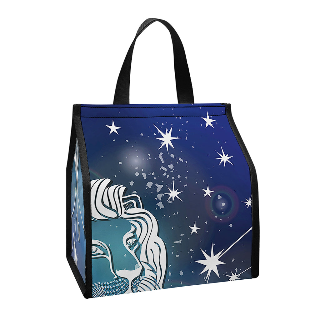 Constellation Of Leo Print Insulated Lunch Tote