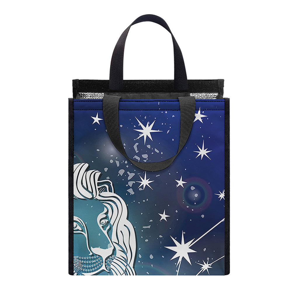 Constellation Of Leo Print Insulated Lunch Tote