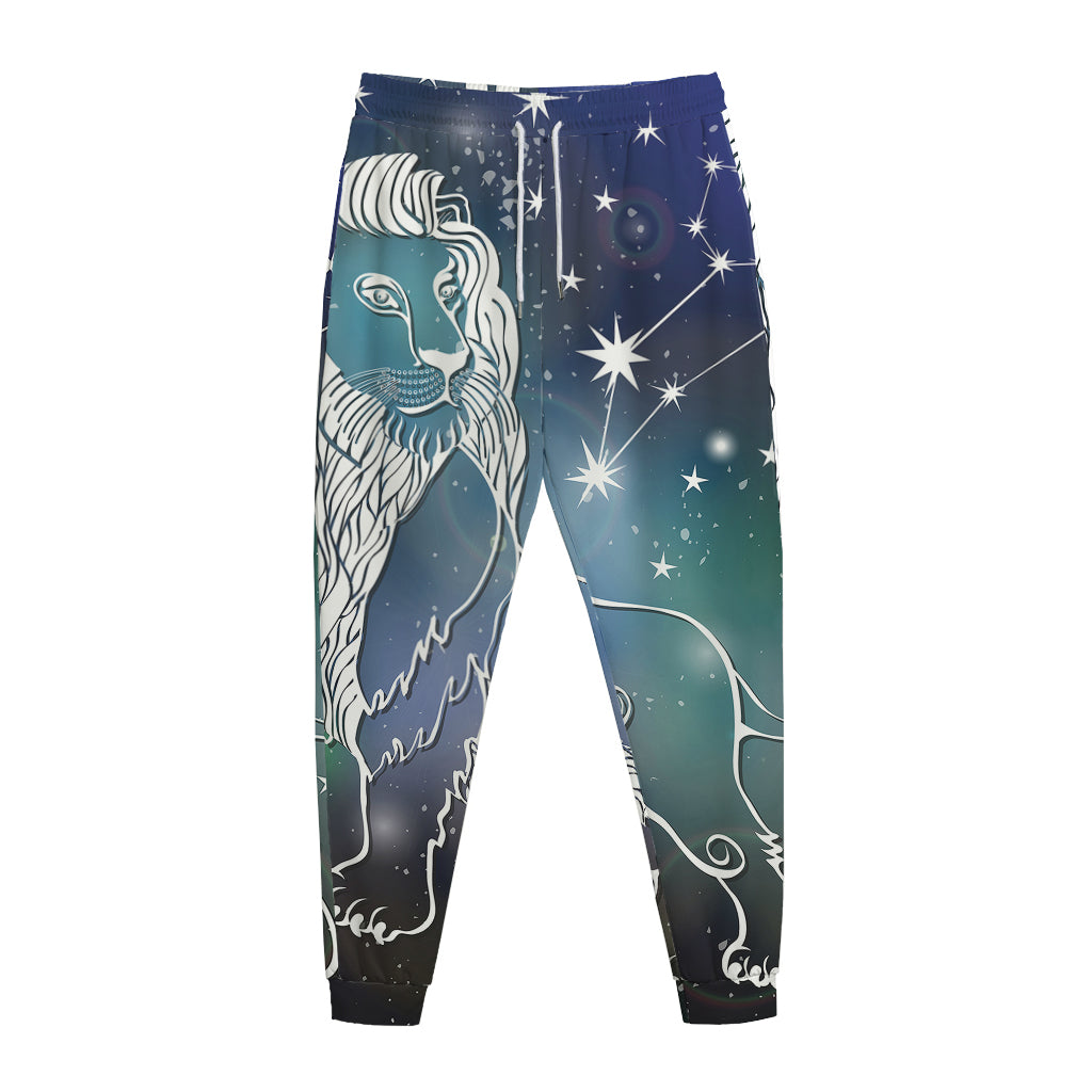 Constellation Of Leo Print Jogger Pants