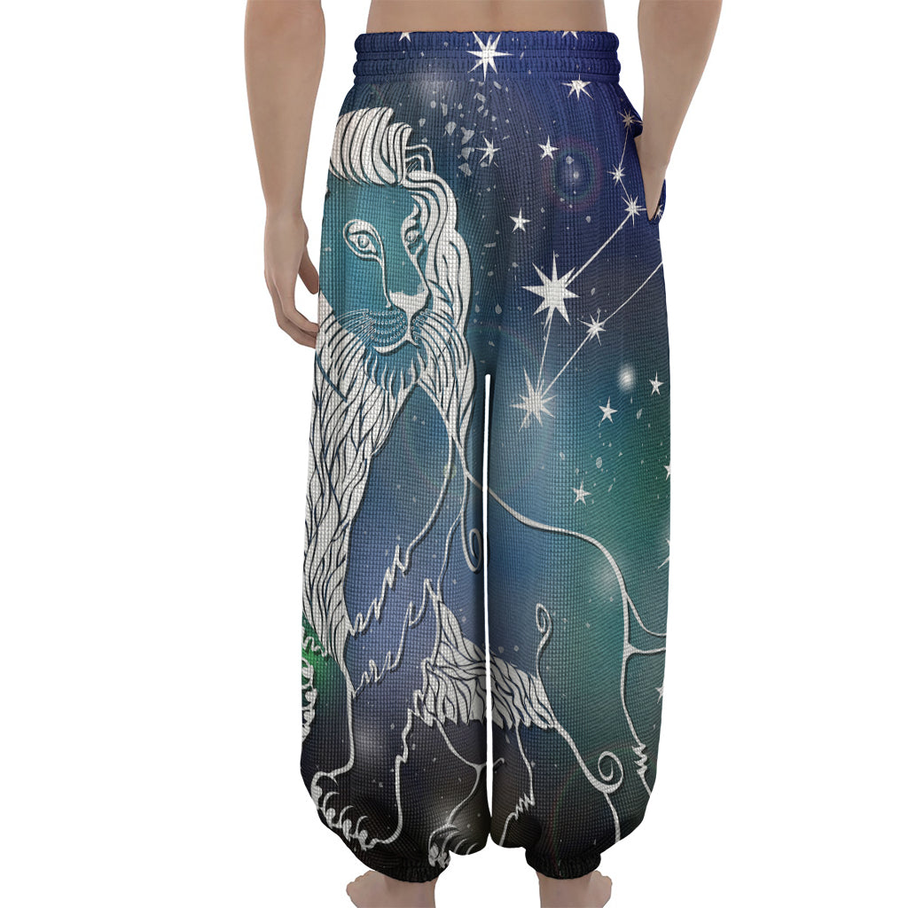 Constellation Of Leo Print Lantern Pants