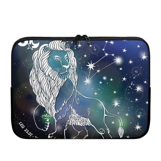 Constellation Of Leo Print Laptop Sleeve