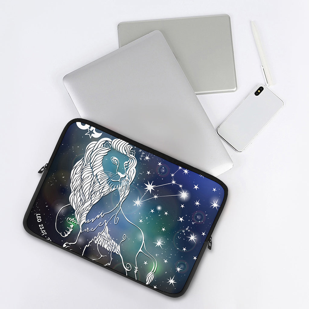 Constellation Of Leo Print Laptop Sleeve