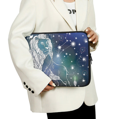 Constellation Of Leo Print Laptop Sleeve