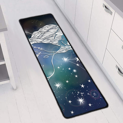 Constellation Of Leo Print Long Kitchen Mat