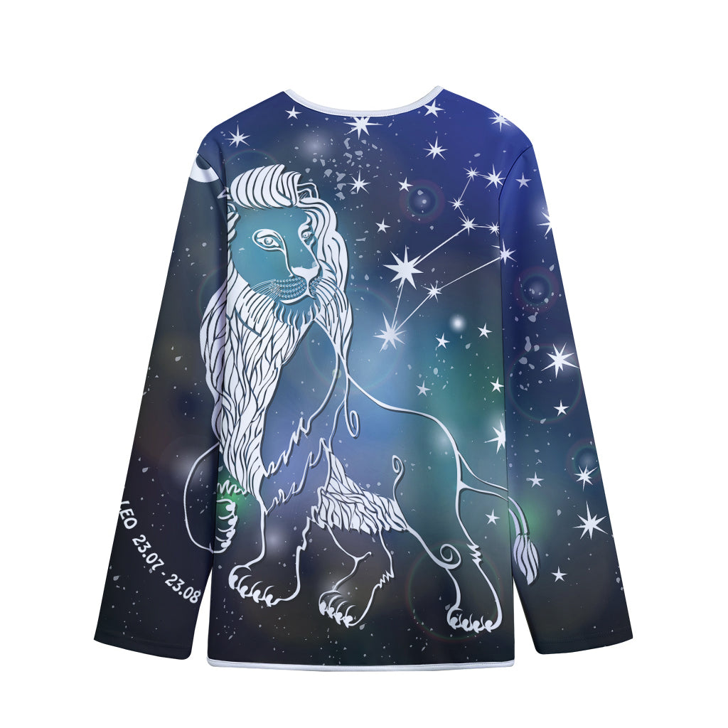 Constellation Of Leo Print Long Sleeve Short Coat