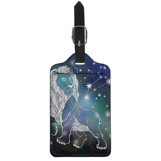 Constellation Of Leo Print Luggage Tag