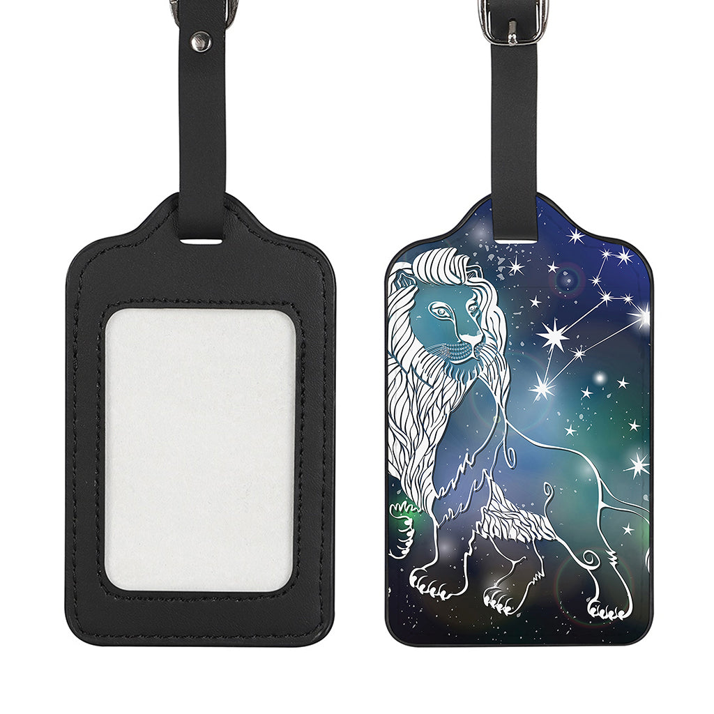 Constellation Of Leo Print Luggage Tag