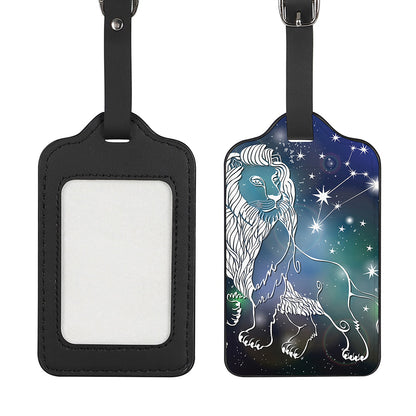Constellation Of Leo Print Luggage Tag