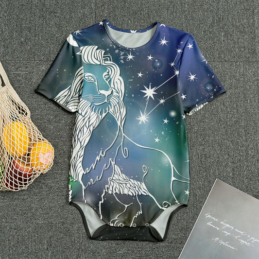 Constellation Of Leo Print Men's Bodysuit
