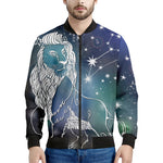 Constellation Of Leo Print Men's Bomber Jacket