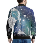 Constellation Of Leo Print Men's Bomber Jacket