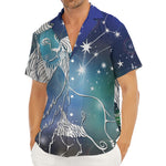 Constellation Of Leo Print Men's Deep V-Neck Shirt