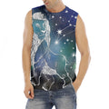 Constellation Of Leo Print Men's Fitness Tank Top