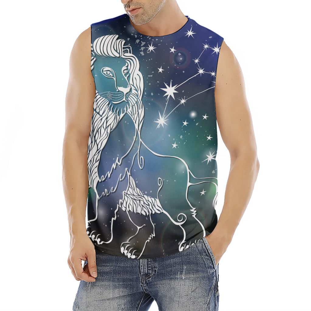 Constellation Of Leo Print Men's Fitness Tank Top