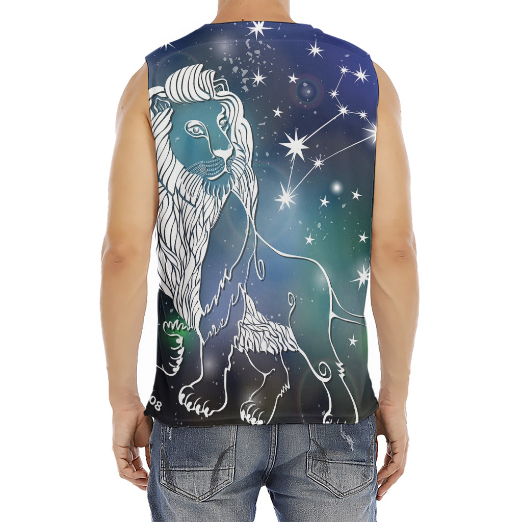 Constellation Of Leo Print Men's Fitness Tank Top