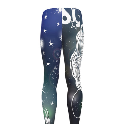 Constellation Of Leo Print Men's leggings