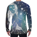 Constellation Of Leo Print Men's Long Sleeve T-Shirt