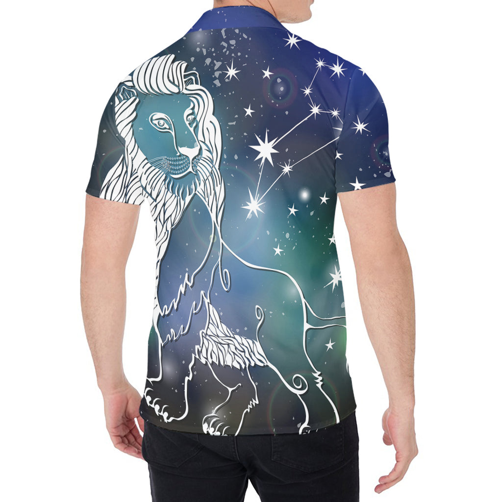 Constellation Of Leo Print Men's Shirt