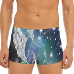Constellation Of Leo Print Men's Short Boxer Briefs