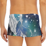 Constellation Of Leo Print Men's Short Boxer Briefs
