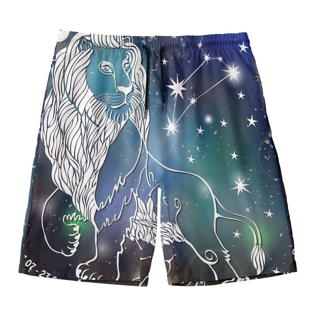 Constellation Of Leo Print Men's Swim Trunks