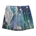 Constellation Of Leo Print Mesh Shorts