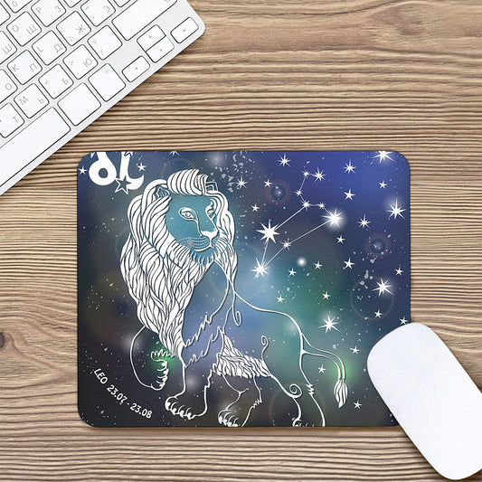 Constellation Of Leo Print Mouse Pad
