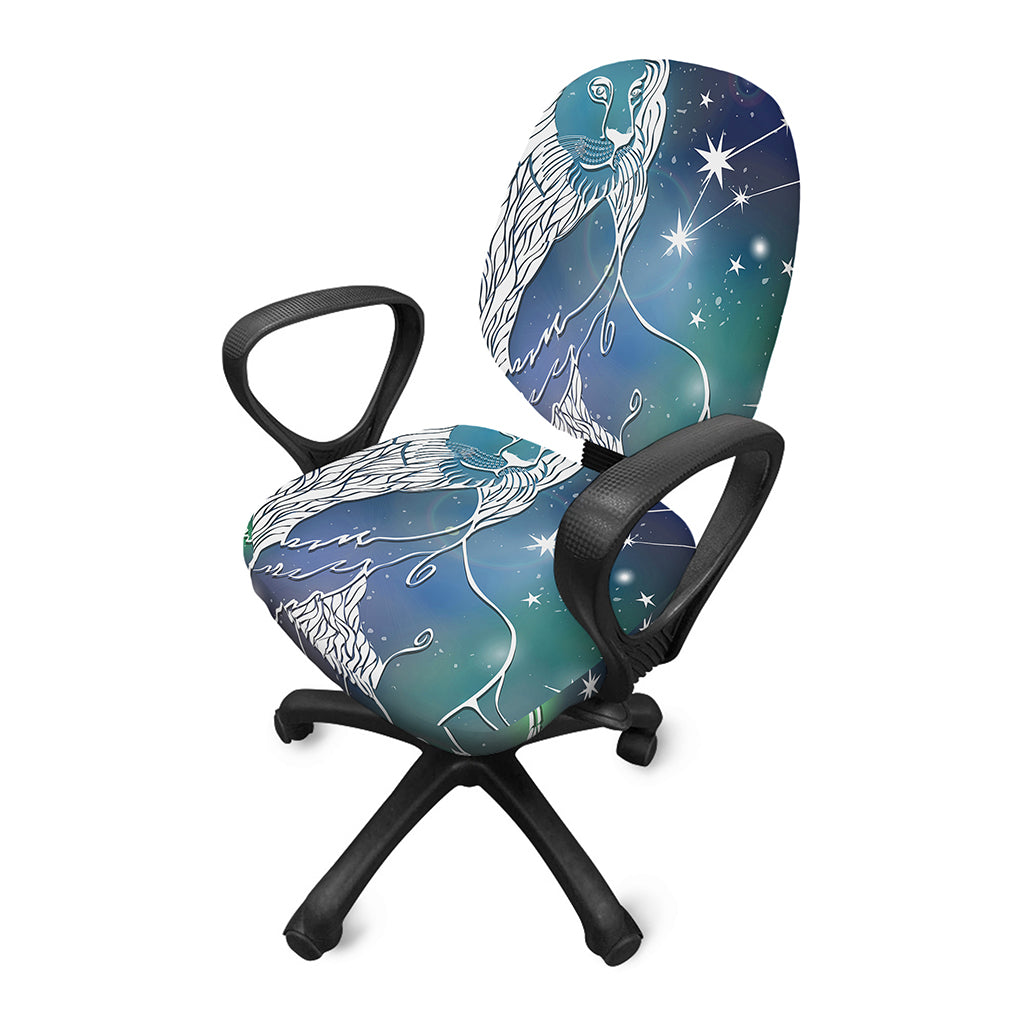 Constellation Of Leo Print Office Chair Cover