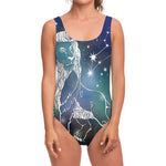 Constellation Of Leo Print One Piece Swimsuit