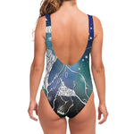 Constellation Of Leo Print One Piece Swimsuit