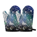 Constellation Of Leo Print Oven Mitts