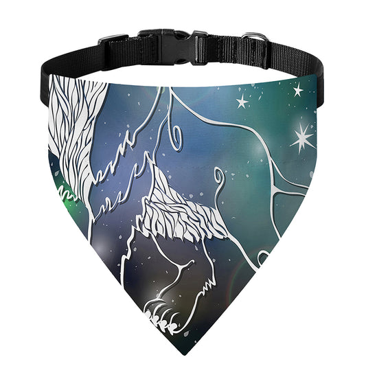 Constellation Of Leo Print Over The Collar Dog Bandana