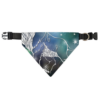 Constellation Of Leo Print Over The Collar Dog Bandana
