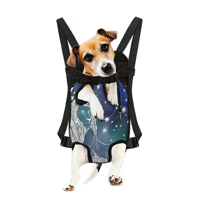 Constellation Of Leo Print Pet Carrier Backpack
