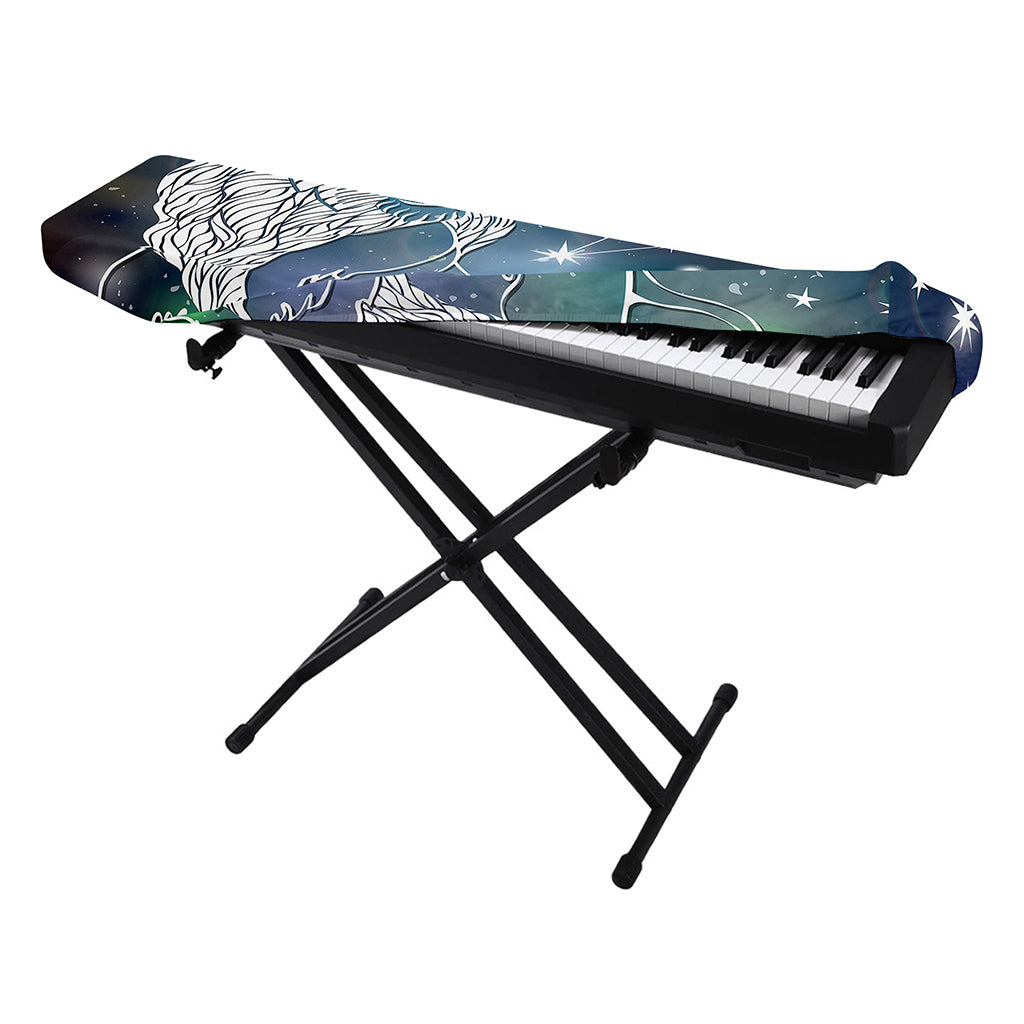 Constellation Of Leo Print Piano Keyboard Cover