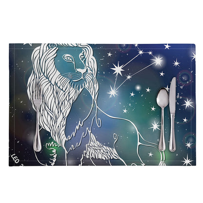 Constellation Of Leo Print Placemat