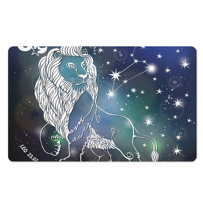 Constellation Of Leo Print Polyester Doormat
