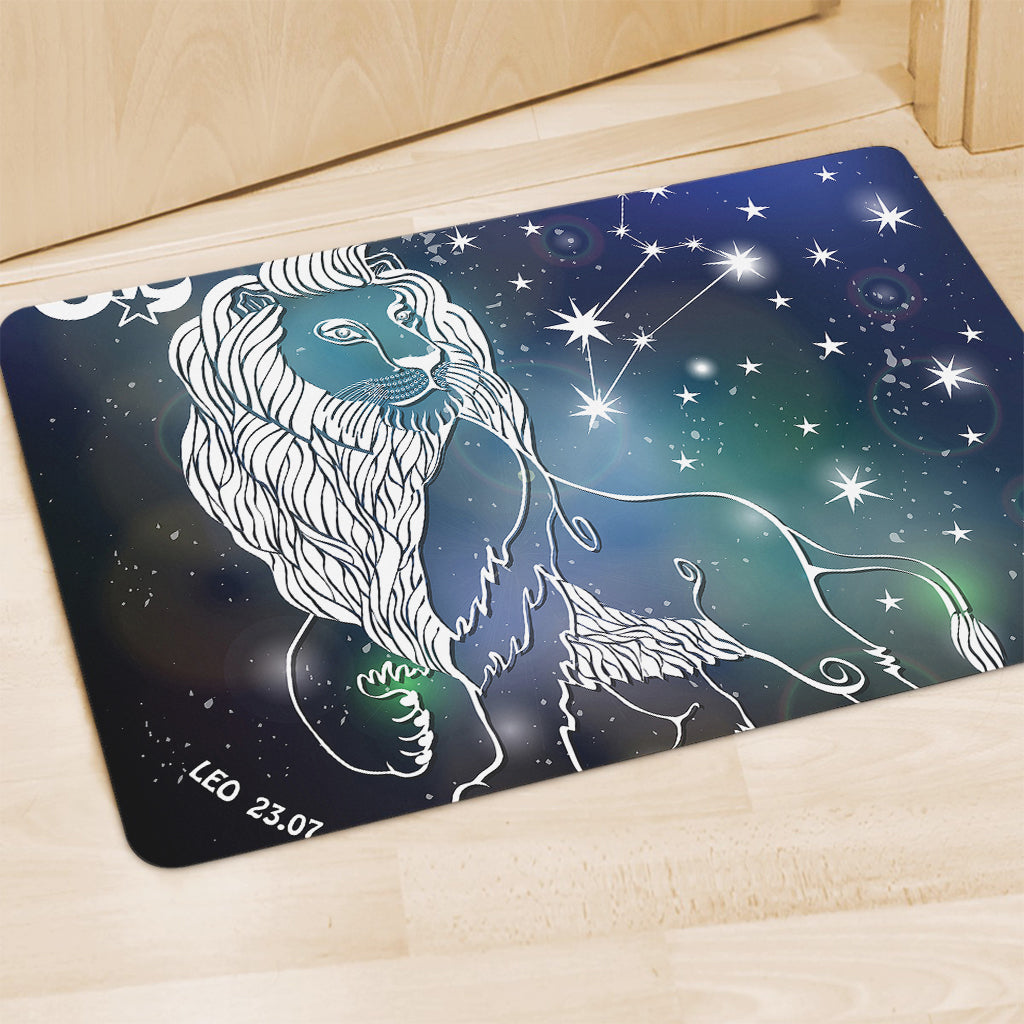 Constellation Of Leo Print Polyester Doormat