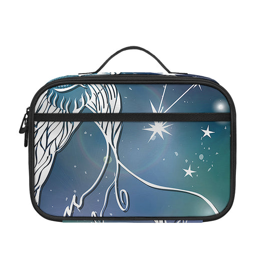 Constellation Of Leo Print Portable Lunch Bag