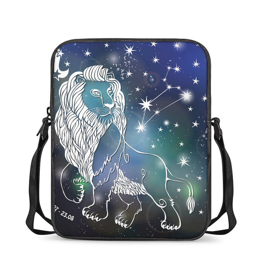 Constellation Of Leo Print Rectangular Crossbody Bag