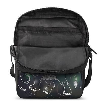 Constellation Of Leo Print Rectangular Crossbody Bag