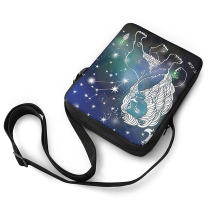Constellation Of Leo Print Rectangular Crossbody Bag