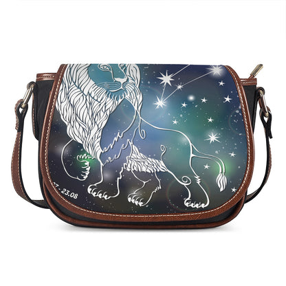 Constellation Of Leo Print Saddle Bag