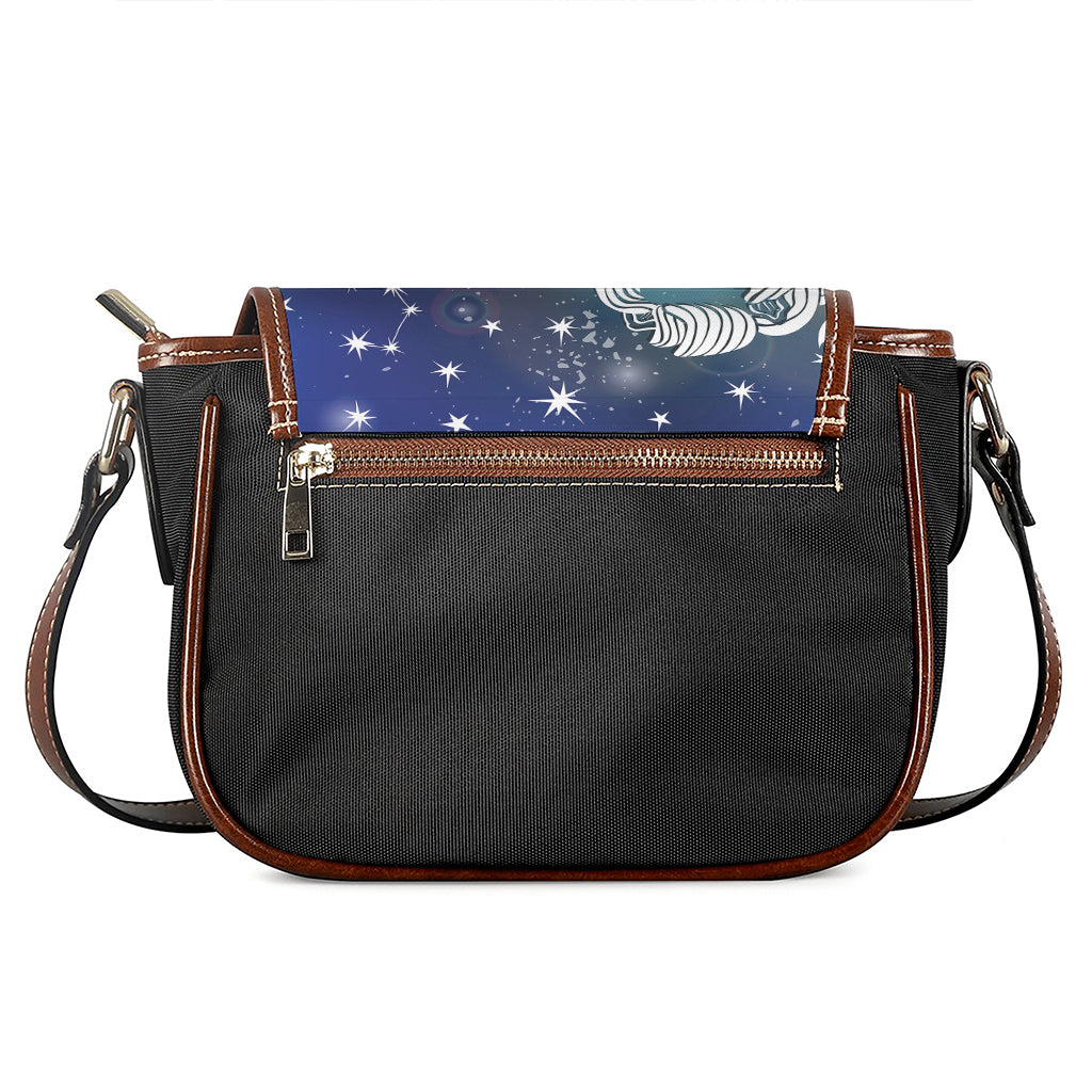 Constellation Of Leo Print Saddle Bag